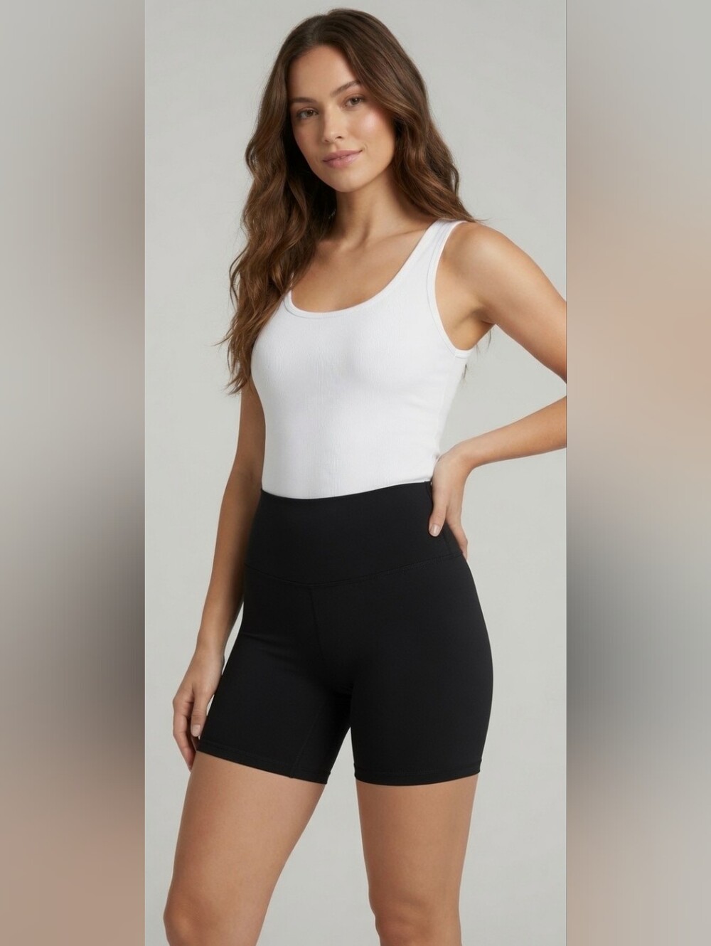 Victoria's Secret Pink Ultimate Bike‎ Short Black Casual Athleisure Yoga Workout